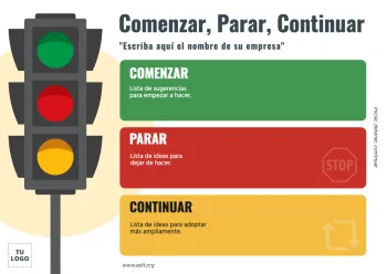 Edita un lienzo de Start Stop Continue