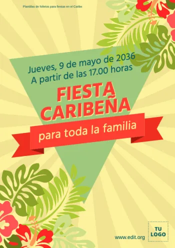 Edita un cartel para tu evento