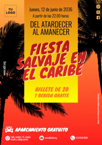 Edita un cartel para tu evento