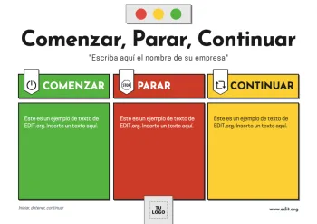 Edita un lienzo de Start Stop Continue