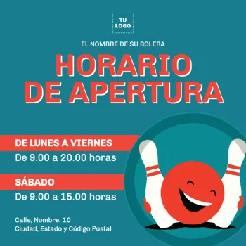 Edita un diseño para boleras