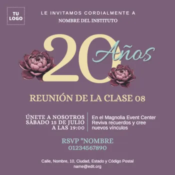 Edita un póster de Reunión