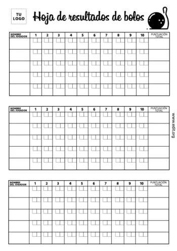 Edita un diseño para boleras