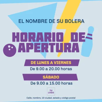 Edita un diseño para boleras