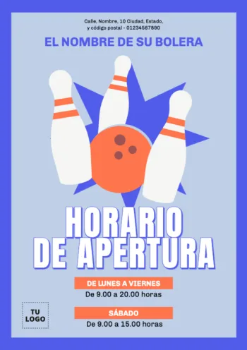 Edita un diseño para boleras