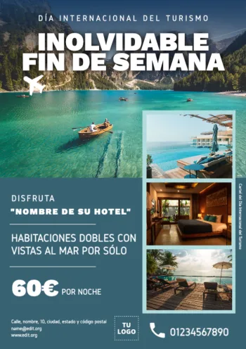 Edita un flyer de viaje