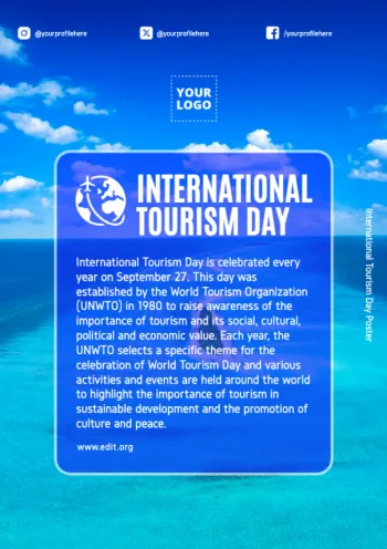 Edit a Tourism Day banner
