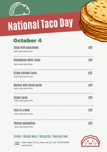 Modifica un design per il Taco Day