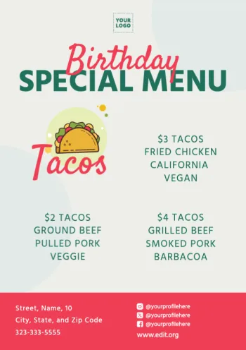 Modifica un design per il Taco Day