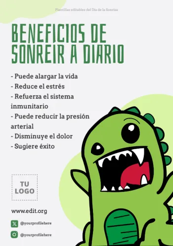 Edita plantillas del Día de las Sonrisas