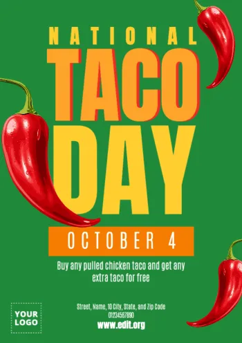Modifica un design per il Taco Day