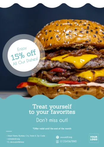 Modifier un poster avec burger