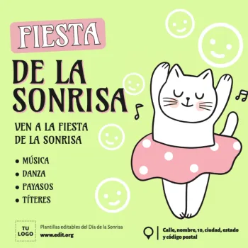 Edita plantillas del Día de las Sonrisas