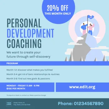 Edit a design for coaching services