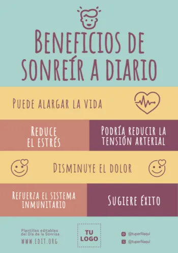 Edita plantillas del Día de las Sonrisas