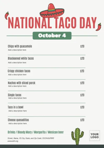 Modifica un design per il Taco Day