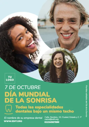 Edita plantillas del Día de las Sonrisas