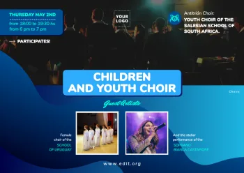 Edit a choir recruitment flyer