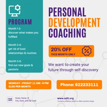 Edit a design for coaching services
