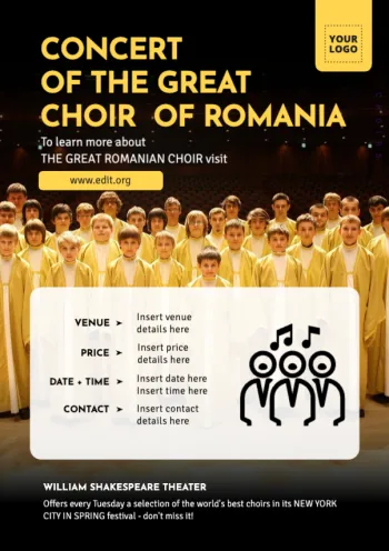 Edit your concert poster