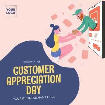 Modifica un design per la Giornata dei Clienti Soddisfatti