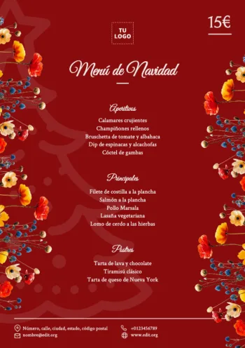 Editar mi menú online