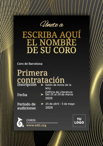 Edita un diseño para una Coral 