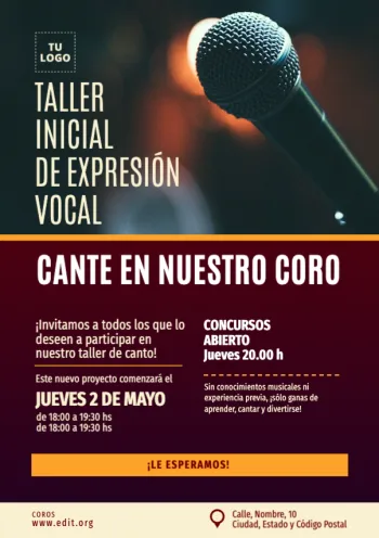 Edita un diseño para una Coral 