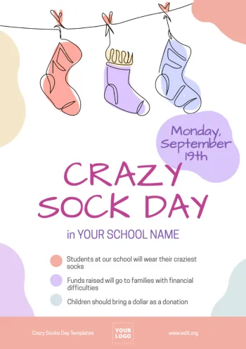 Edit a Sock Day banner