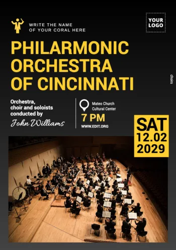 Edit your concert poster