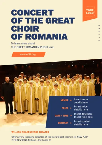 Edit your concert poster