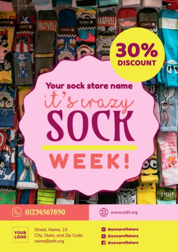 Edit a Sock Day banner