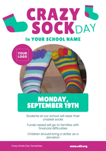 Edit a Sock Day banner