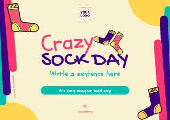 Edit a Sock Day banner