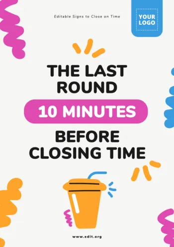 Edit a sign for your bar