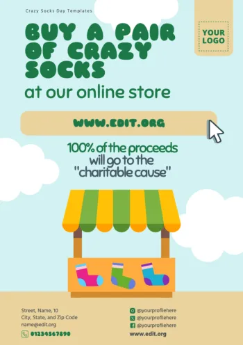 Edit a Sock Day banner