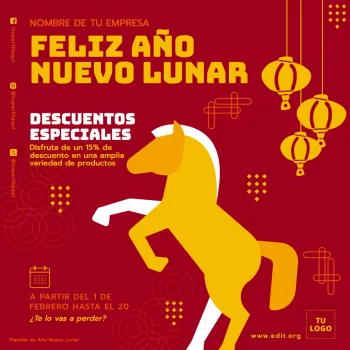Edita un banner de Año Lunar