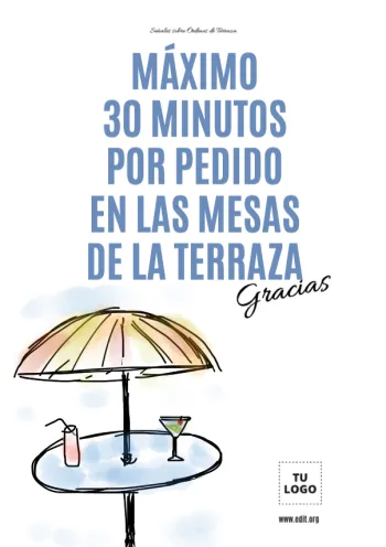 Edita un cartel para tu bar