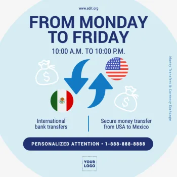 Edit a Money Transfer poster