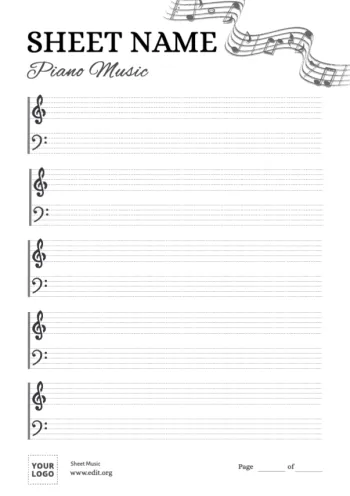 Edit a music sheet