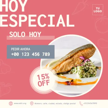 Edita un banner de Plato del Día