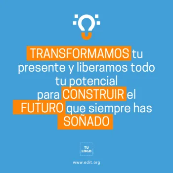 Editar imagen con frase motivadora