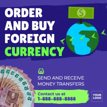 Edit a Money Transfer poster