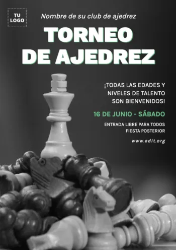 Edita un anuncio para torneos de ajedrez