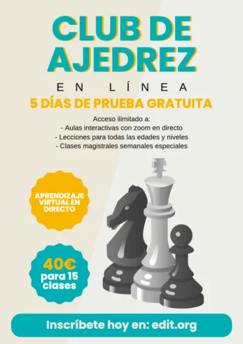 Edita un anuncio para torneos de ajedrez