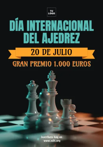 Edita un anuncio para torneos de ajedrez