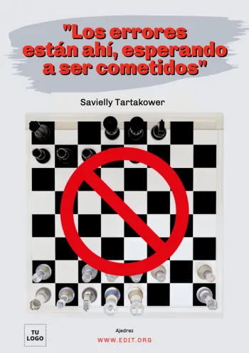 Edita un anuncio para torneos de ajedrez