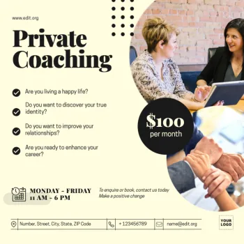 Edit a design for coaching services