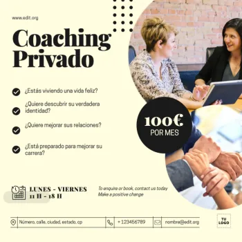 Edita diseños de coaching