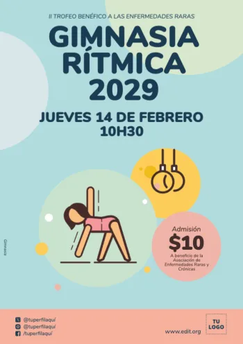 Edita un anuncio de gimnasia